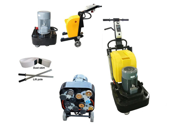 Detachable 12 Heads Marble Floor Grinding Machine 380V