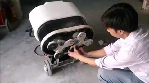αλέθοντας μηχανή 310x550mm πατωμάτων 1500Rpm V6 μαρμάρινη μια φάση